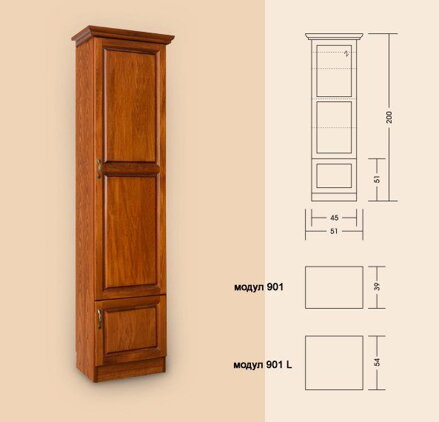 KLASIK Modul 901L, N9 mat