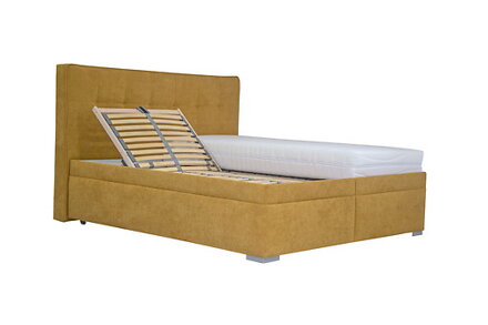 TRENT 180x200 (bez matracov), Alfa Gold / Nero beige