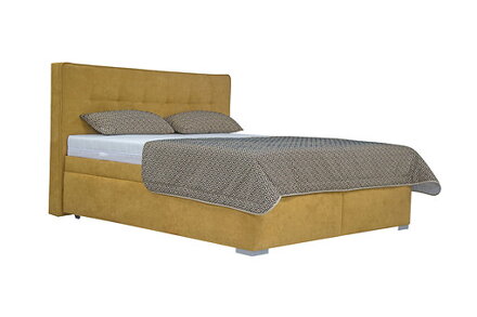 TRENT 180x200 (bez matracov), Alfa Gold / Nero beige