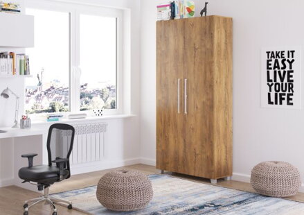 WALLBED TEDDY 90, dub burgund