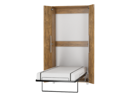 WALLBED TEDDY 90, dub burgund