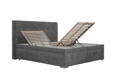 TRENT 180x200 (bez matracov), Alfa Stone / Nero stone